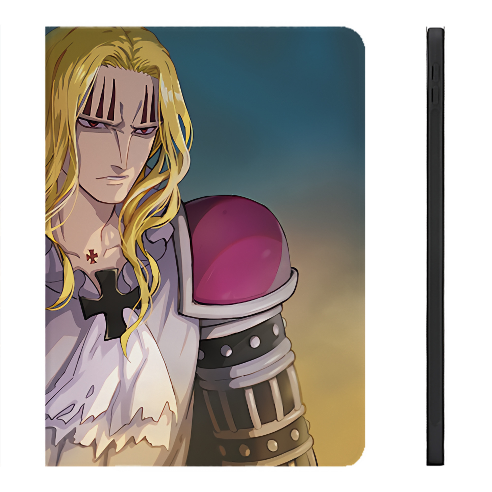 （画像用） ワンピース ONE PIECE IPadケース ペンホルダー付き ブックスタイルデザイン